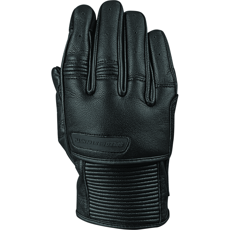 Speed and Strength Off the Chain Leather Gloves Black - 2XL