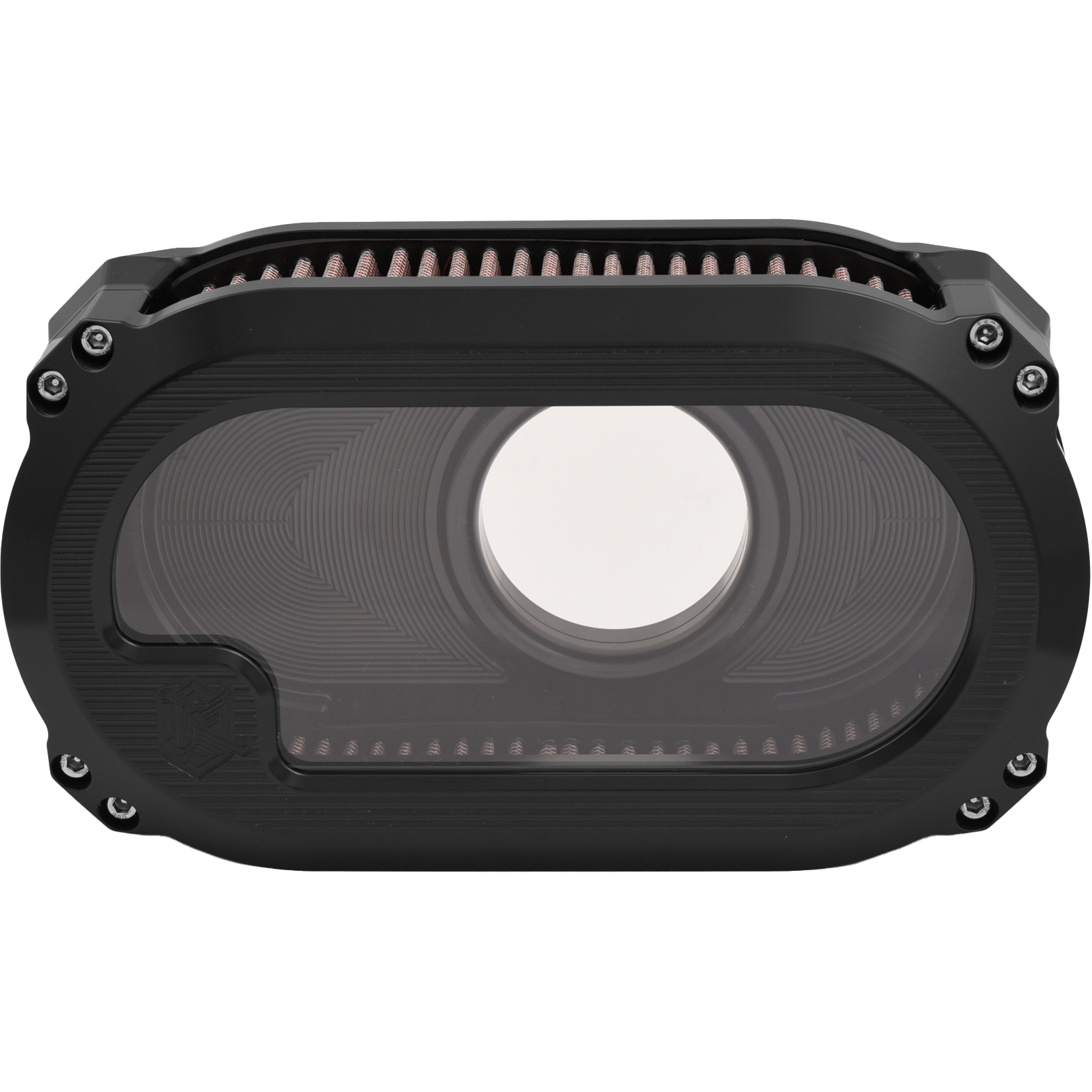 Nl M8 Air Cleaner W/Glass Black W/Black