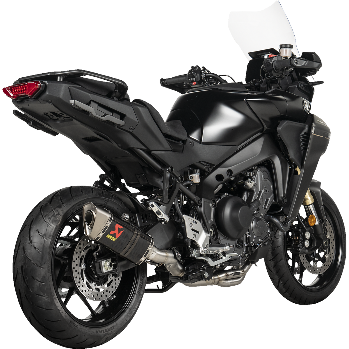 AKRAPOVIC Racing Line Exhaust System - Carbon Fiber - Yamaha Tracer 9 S-Y9R20-APC