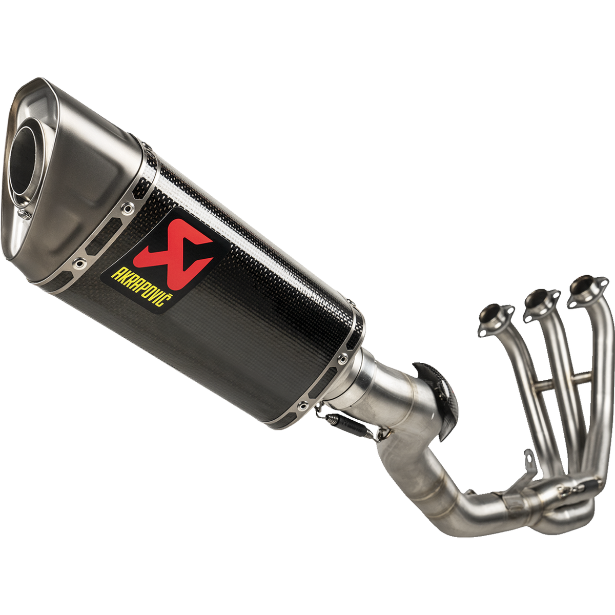 AKRAPOVIC Racing Line Exhaust System - Carbon Fiber - Yamaha Tracer 9 S-Y9R20-APC