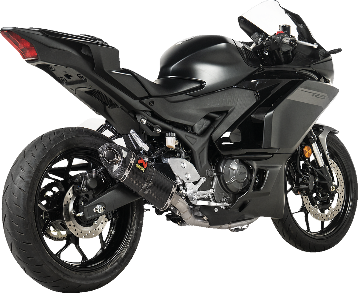 AKRAPOVIC Racing Line Exhaust System - Carbon Fiber - Yamaha R3 & MT-03 S-Y3R3-APC
