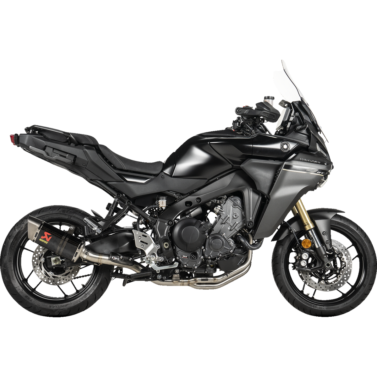 AKRAPOVIC Racing Line Exhaust System - Carbon Fiber - Yamaha Tracer 9 S-Y9R20-APC