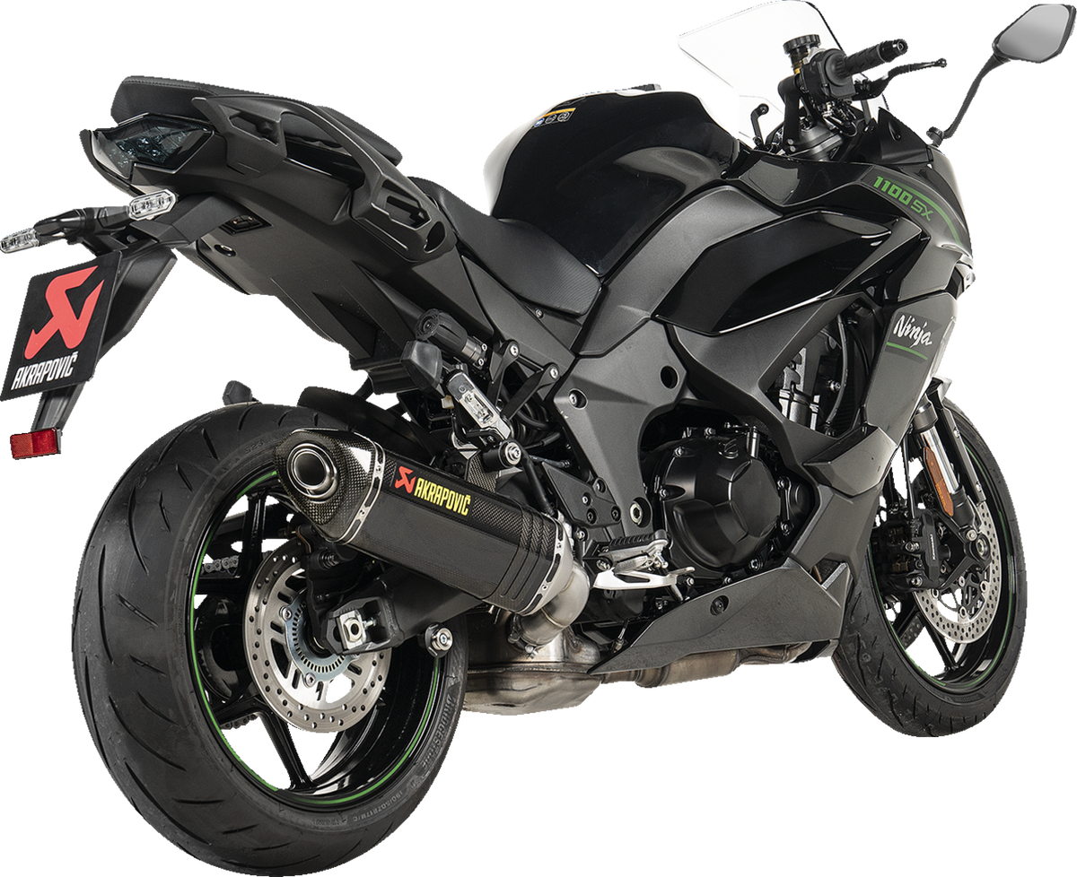 AKRAPOVIC Slip-On Line Muffler - Carbon Fiber - Kawasaki Ninja 1000 SX & Ninja 1100 SX S-K10SO32-HRC