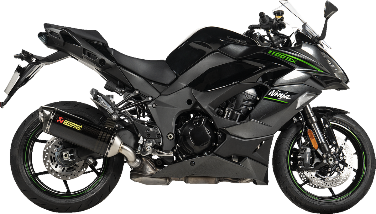 AKRAPOVIC Slip-On Line Muffler - Carbon Fiber - Kawasaki Ninja 1000 SX & Ninja 1100 SX S-K10SO32-HRC