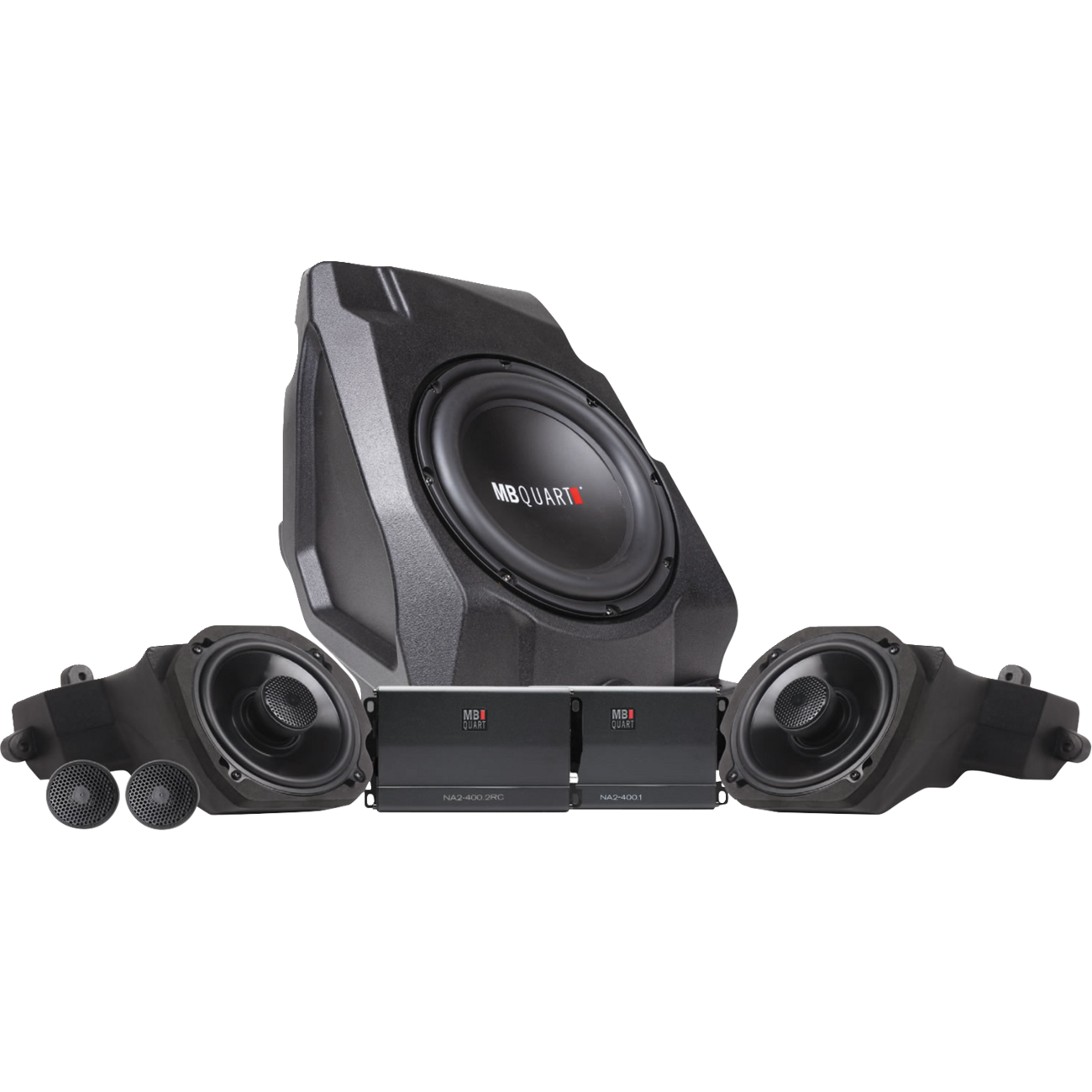 MB QUART Audio Kit - Stage 3 - RZR w/ Ride Command MBQRP-STG3-RC-1