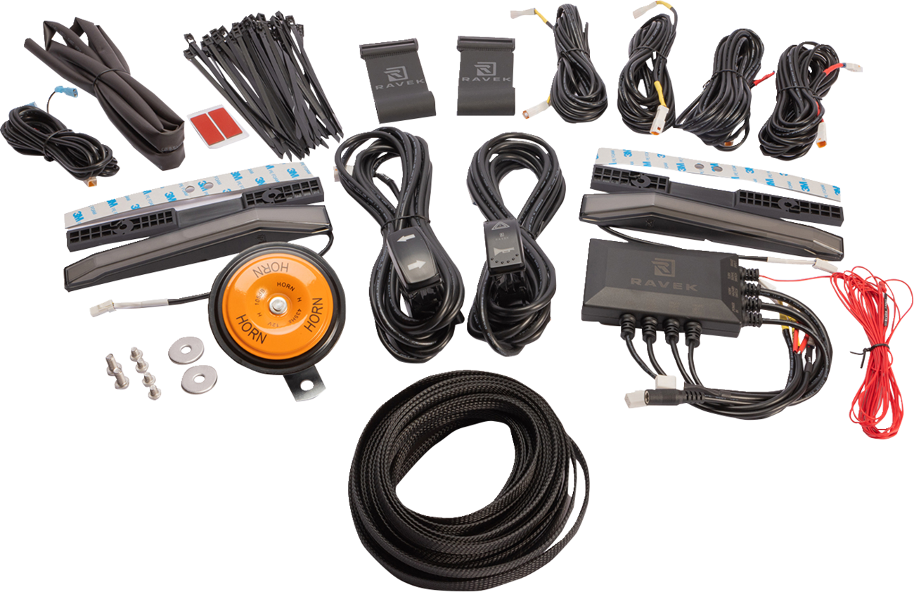 RAVEK Turn Signal Kit - Amber - White Running Light - Ranger XD 1500 64-110