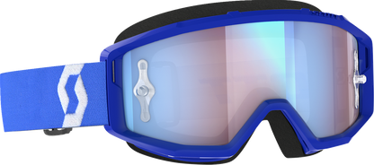 SCOTT Primal Goggle - Blue/White - Blue Chrome Works Lens 2785971006349