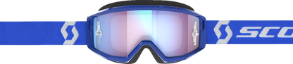 SCOTT Primal Goggle - Blue/White - Blue Chrome Works Lens 2785971006349