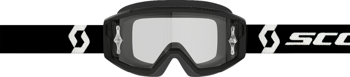 SCOTT Primal Goggle - Black/White - Clear Works Lens 278598-1007113