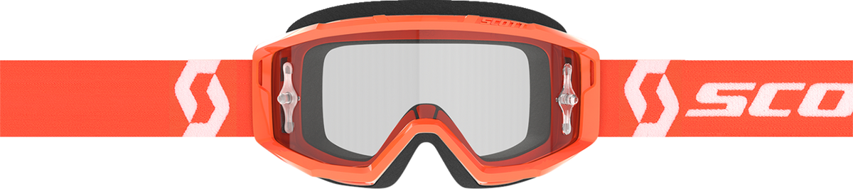 SCOTT Primal Goggle - Orange/White - Clear Works Lens 278598-1362113