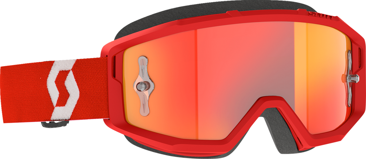 SCOTT Primal Goggle - Red/White - Orange Chrome Works Lens 2785971005280