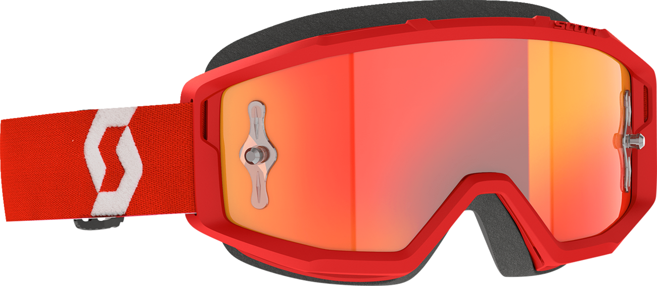 SCOTT Primal Goggle - Red/White - Orange Chrome Works Lens 2785971005280