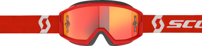 SCOTT Primal Goggle - Red/White - Orange Chrome Works Lens 2785971005280