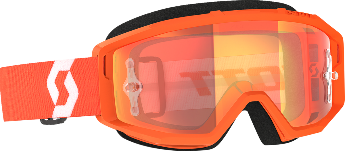 SCOTT Primal Goggle - Orange/White - Orange Chrome Works Lens 2785971362280
