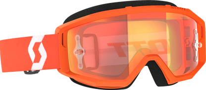 SCOTT Primal Goggle - Orange/White - Orange Chrome Works Lens 2785971362280