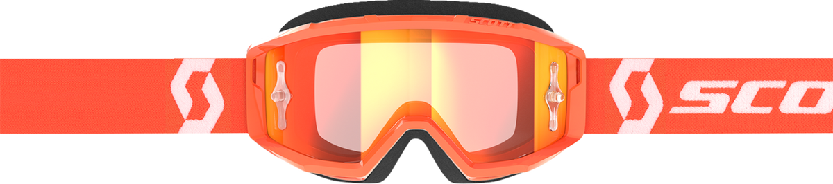 SCOTT Primal Goggle - Orange/White - Orange Chrome Works Lens 2785971362280