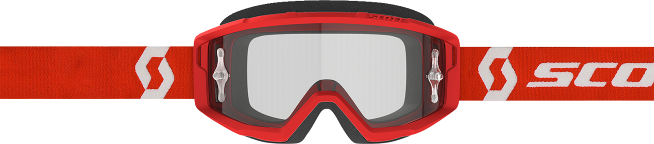 SCOTT Primal Goggle - Red/White - Clear Works Lens 278598-1005113