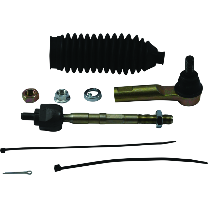 QuadBoss 15-21 Honda SXS500 Pioneer 500 Steering Rack Tie Rod Assembly Kit - Left Inner & Outer