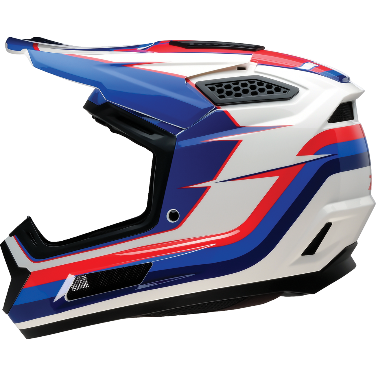 Z1R Dirt Maxx Helmet - Vortex - Red/White/Blue - 2XL 0110-9357