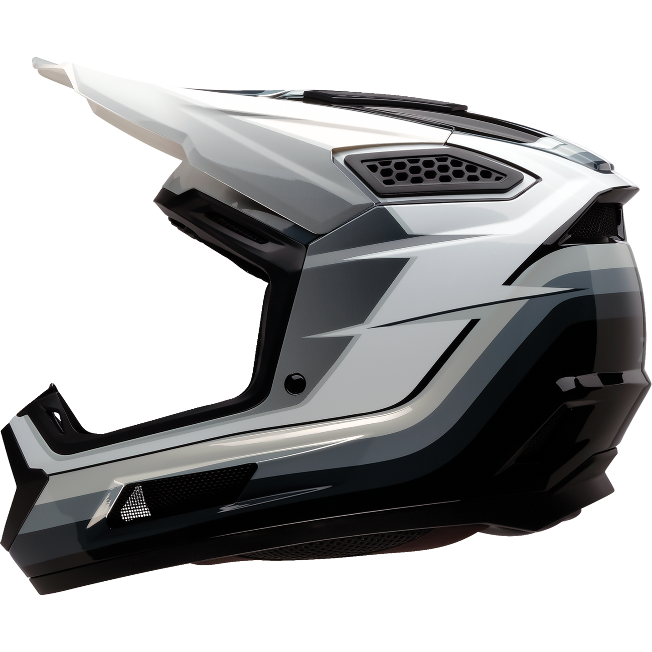 Z1R Dirt Maxx Helmet - Vortex - Black/White/Gray - Small 0110-9347