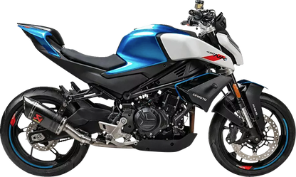AKRAPOVIC Slip-On Line Muffler - Carbon Fiber - CFMOTO 450SR/NK S-CF4SO1-APC
