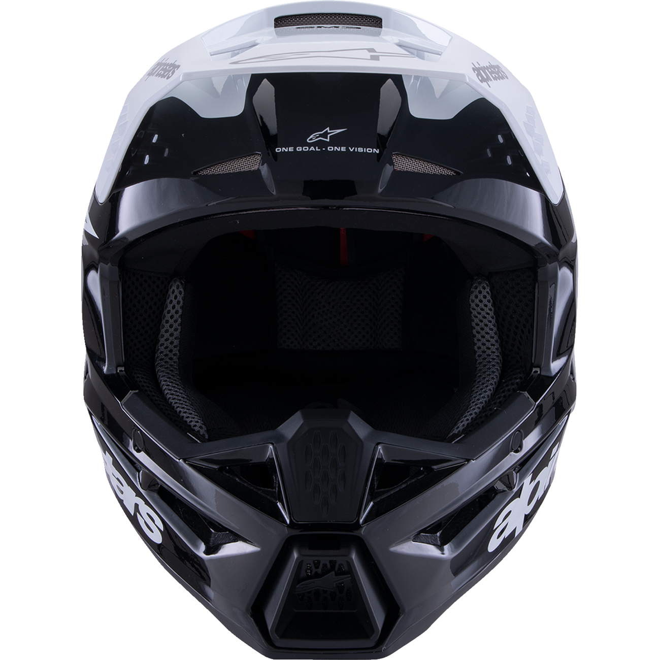 ALPINESTARS SM3 Helmet - Radium - Gloss Black/White/Gray - Small 8300826-1546-S