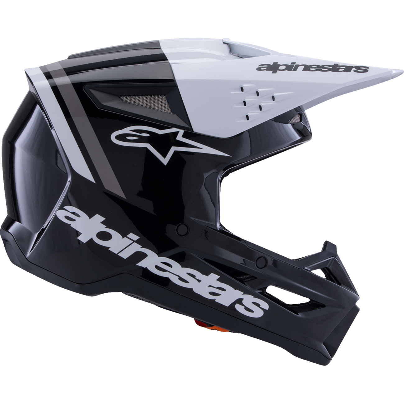 ALPINESTARS SM3 Helmet - Radium - Gloss Black/White/Gray - XS 8300826-1546-XS