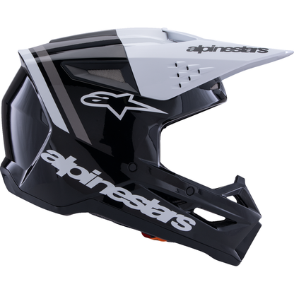 ALPINESTARS SM3 Helmet - Radium - Gloss Black/White/Gray - XS 8300826-1546-XS