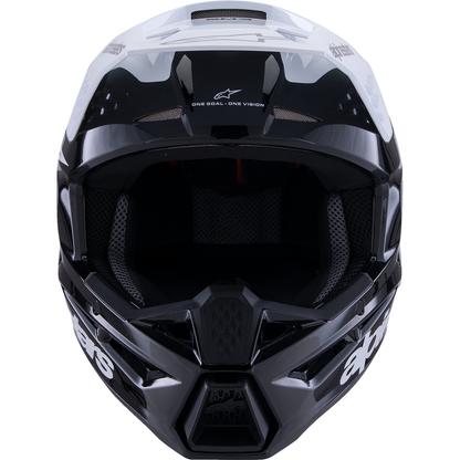ALPINESTARS SM3 Helmet - Radium - Gloss Black/White/Gray - Large 8300826-1546-L