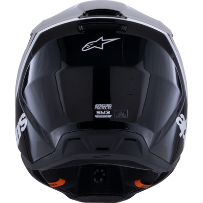 ALPINESTARS SM3 Helmet - Radium - Gloss Black/White/Gray - Large 8300826-1546-L