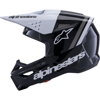 ALPINESTARS SM3 Helmet - Radium - Gloss Black/White/Gray - Large 8300826-1546-L