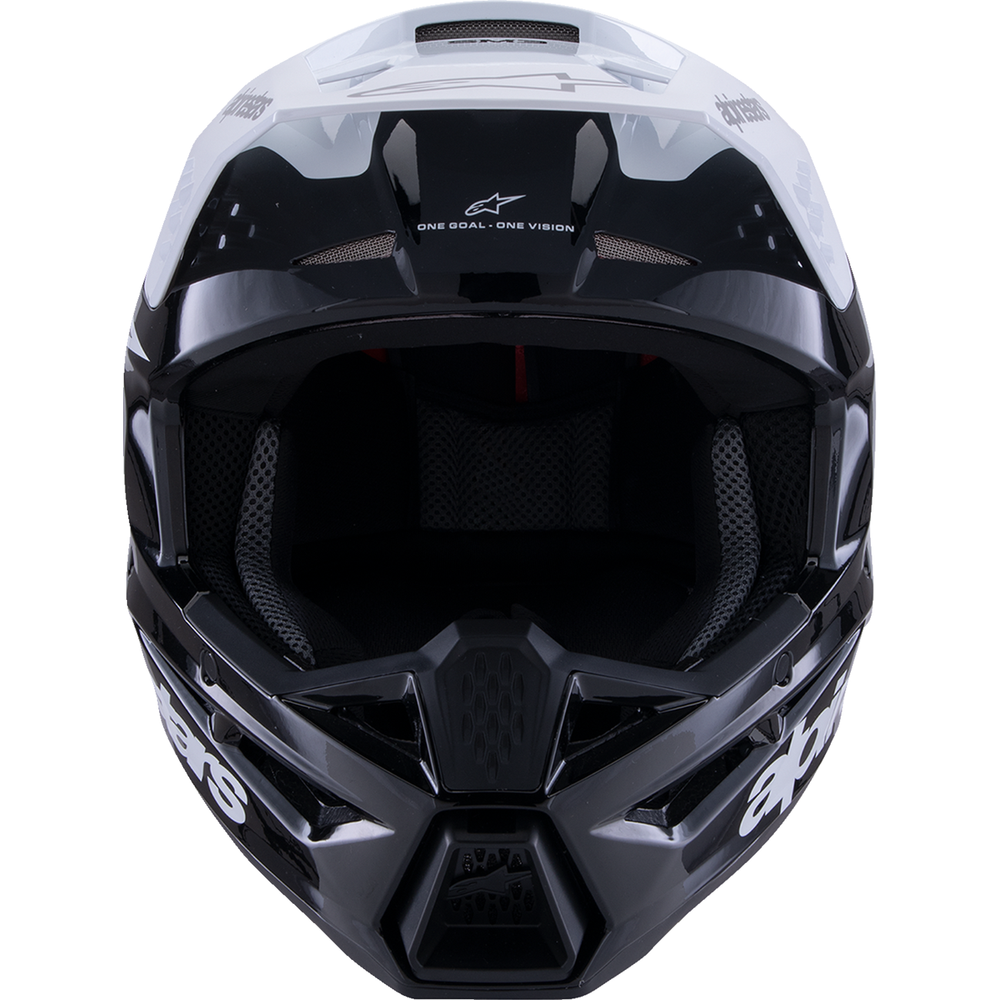 ALPINESTARS SM3 Helmet - Radium - Gloss Black/White/Gray - 2XL 8300826-1546-XXL