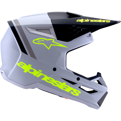 ALPINESTARS SM3 Helmet - Radium - Matte Gray/Black/Yellow Fluo - XS 8300826-9510-XS