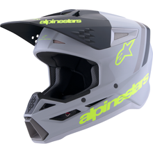 ALPINESTARS SM3 Helmet - Radium - Matte Gray/Black/Yellow Fluo - XL 8300826-9510-XL