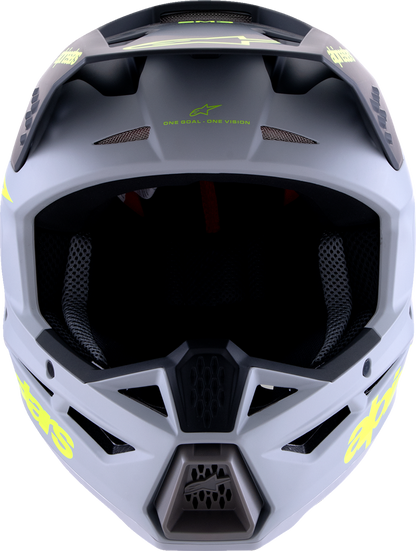 ALPINESTARS SM3 Helmet - Radium - Matte Gray/Black/Yellow Fluo - 2XL 8300826-9510-XXL