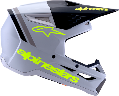 ALPINESTARS SM3 Helmet - Radium - Matte Gray/Black/Yellow Fluo - 2XL 8300826-9510-XXL