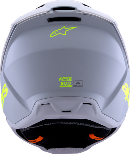 ALPINESTARS SM3 Helmet - Radium - Matte Gray/Black/Yellow Fluo - 2XL 8300826-9510-XXL