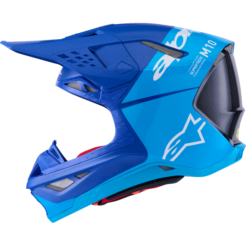 
                      
                        ALPINESTARS Supertech M10 Helmet - Flood - MIPS? - Blue/Black Carbon - Medium 8301023-7282-M
                      
                    