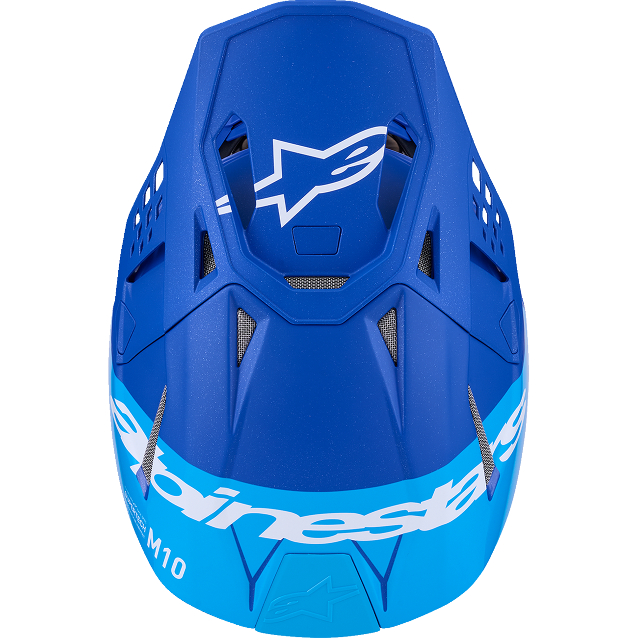 ALPINESTARS Supertech M10 Helmet - Flood - MIPS? - Blue/Black Carbon - Medium 8301023-7282-M