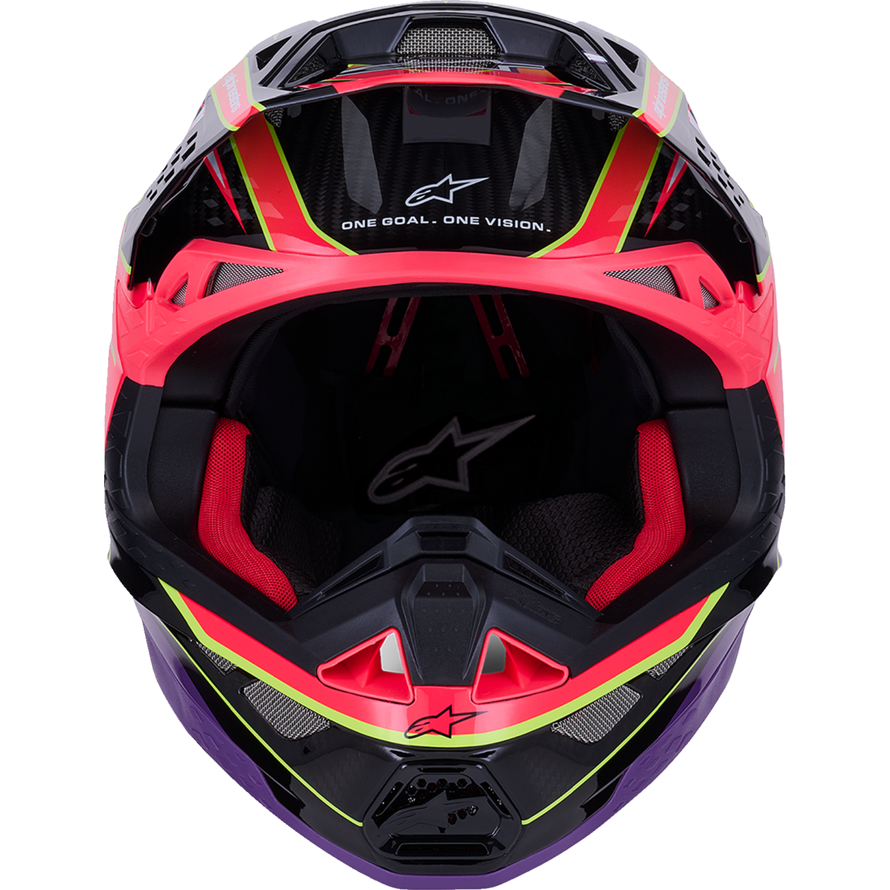ALPINESTARS Supertech M10 Helmet - MIPS? - Era - Gloss Pink/Violet/Yellow Fluo - Small 8301223-3145-S