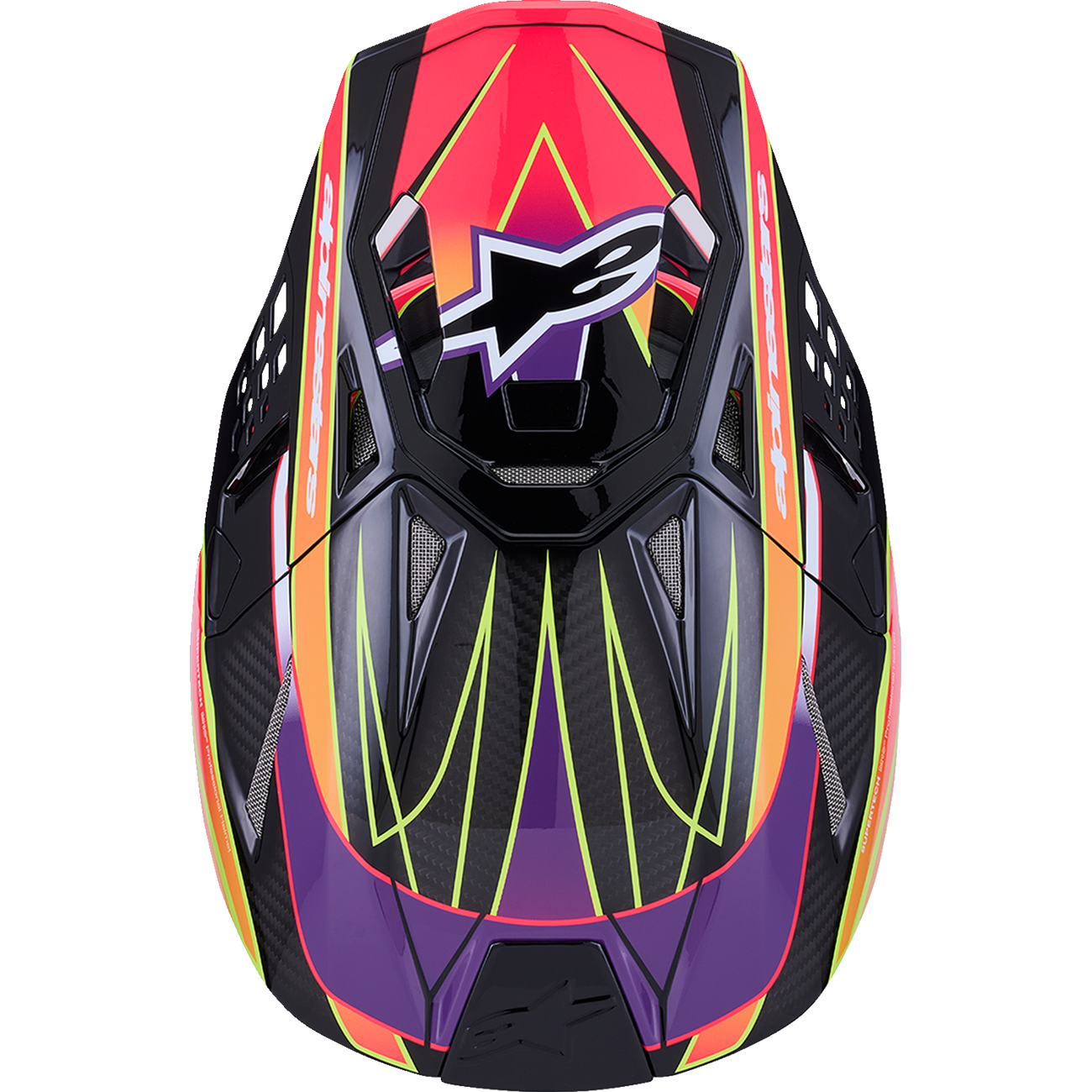 ALPINESTARS Supertech M10 Helmet - MIPS? - Era - Gloss Pink/Violet/Yellow Fluo - 2XL 8301223-3145-XXL