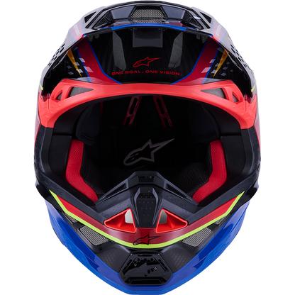 ALPINESTARS Supertech M10 Helmet - MIPS? - Era - Gloss Blue/Red/Yellow Fluo - Small 8301223-7356-S