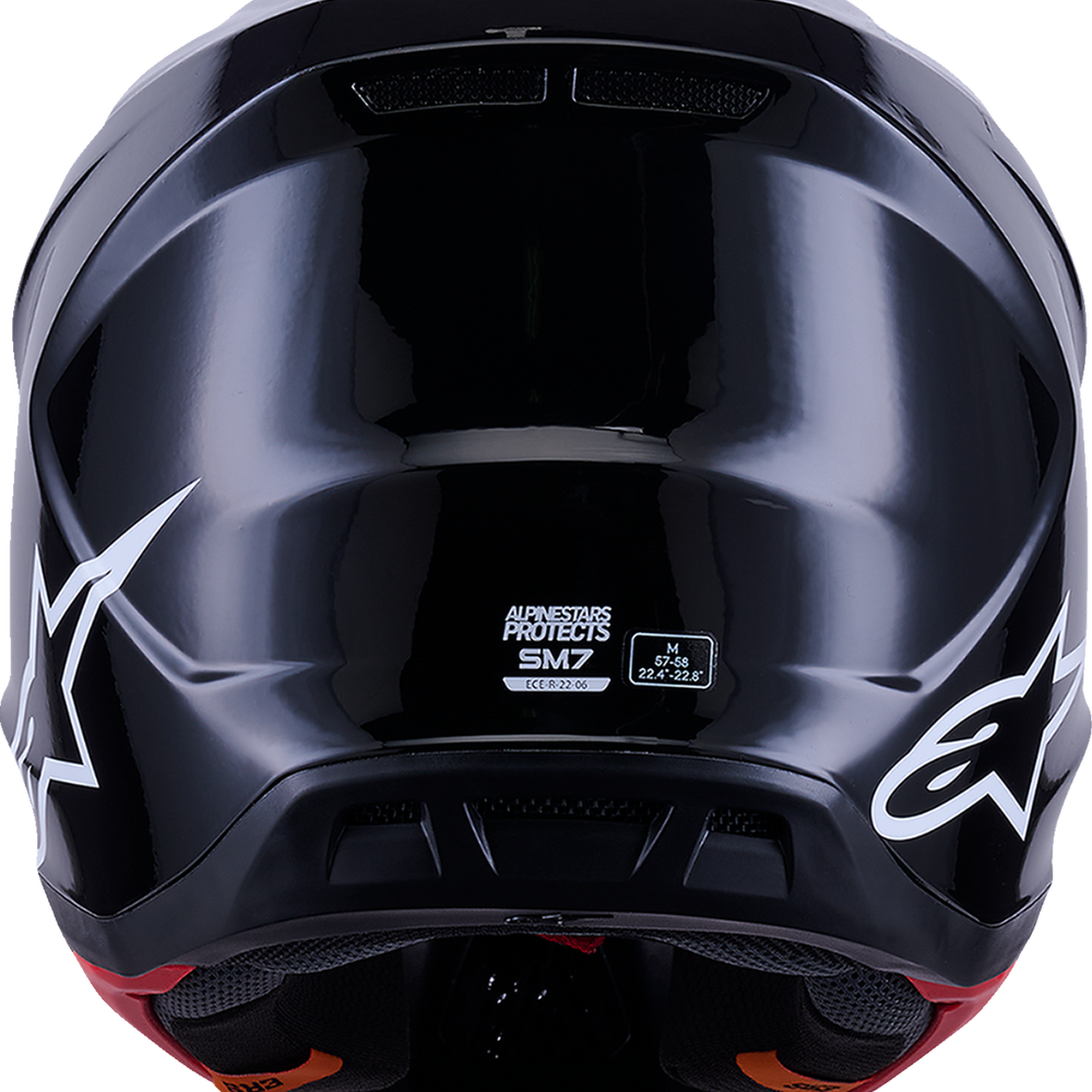 
                      
                        ALPINESTARS SM7 Helmet - Solid - Gloss Black - XS 8301426-1180-XS
                      
                    