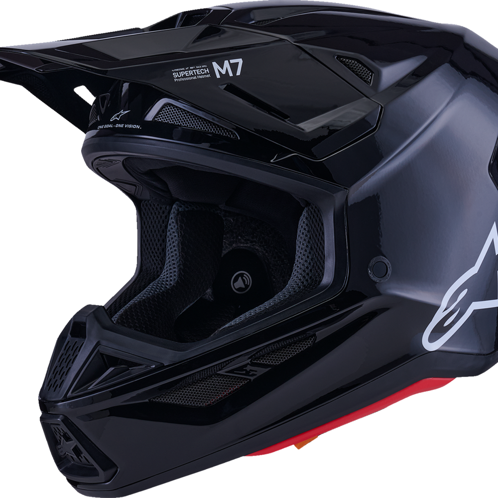 ALPINESTARS SM7 Helmet - Solid - Gloss Black - Small 8301426-1180-S