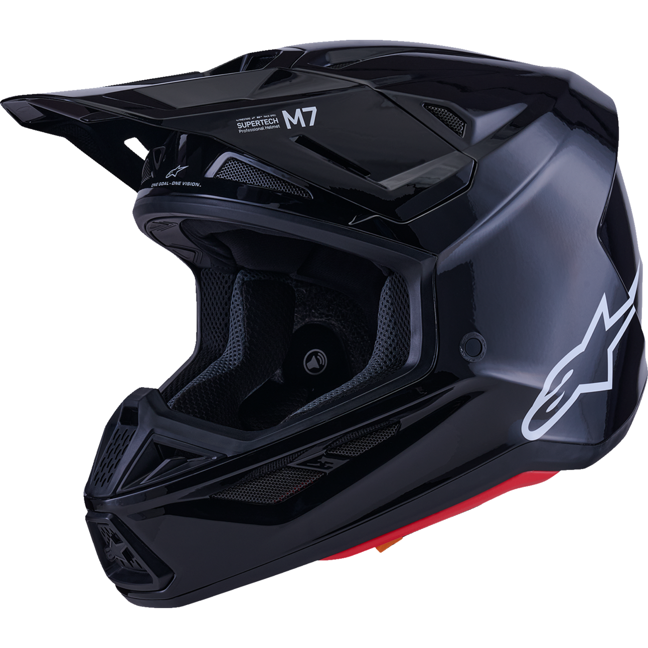 ALPINESTARS SM7 Helmet - Solid - Gloss Black - Large 8301426-1180-L