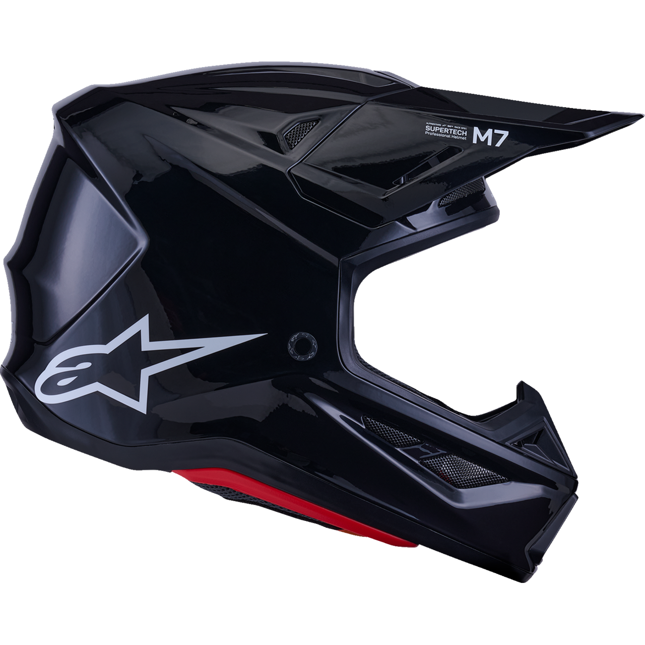 ALPINESTARS SM7 Helmet - Solid - Gloss Black - Large 8301426-1180-L