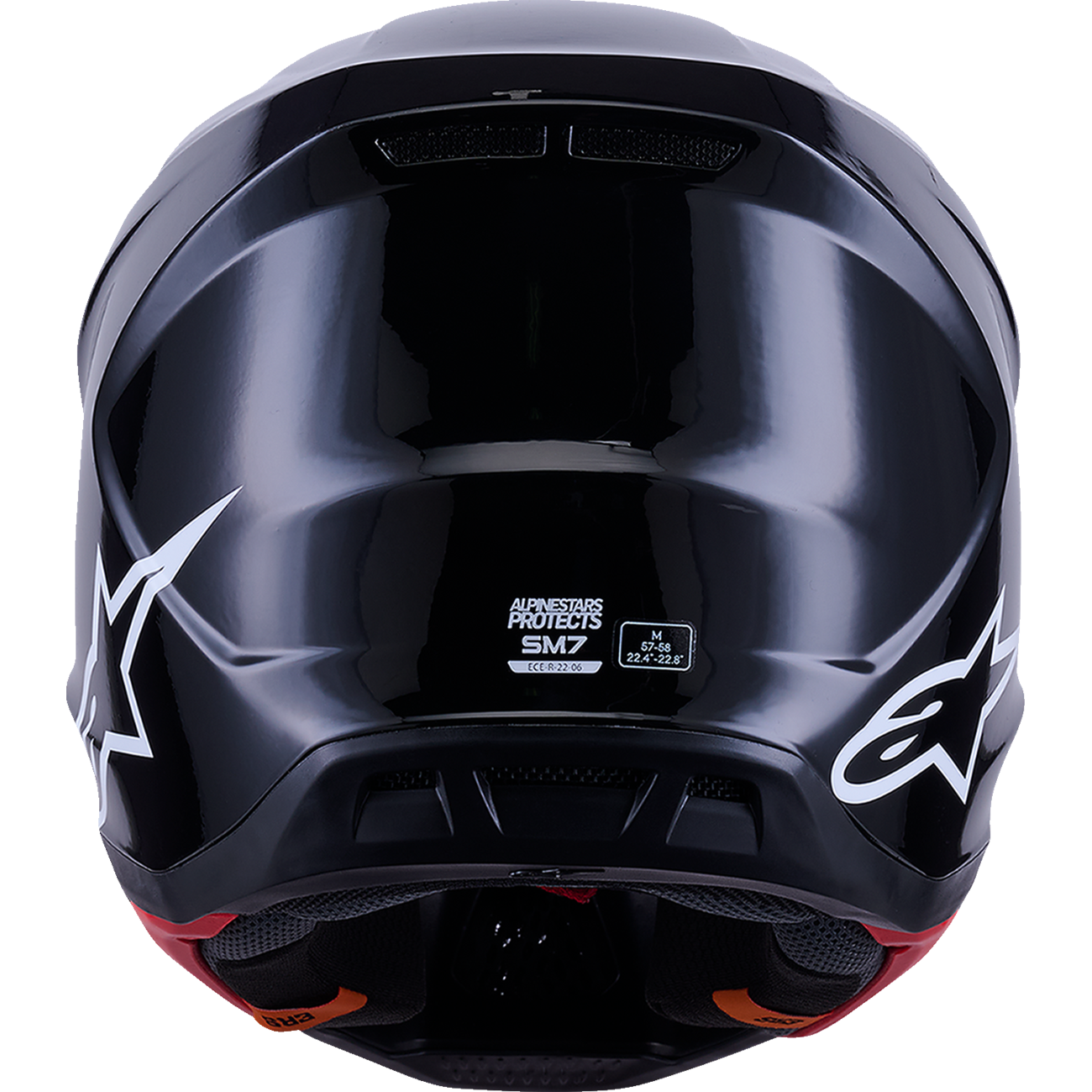 ALPINESTARS SM7 Helmet - Solid - Gloss Black - Large 8301426-1180-L