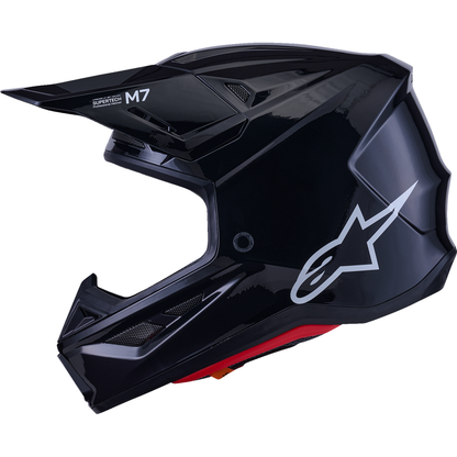 ALPINESTARS SM7 Helmet - Solid - Gloss Black - Large 8301426-1180-L