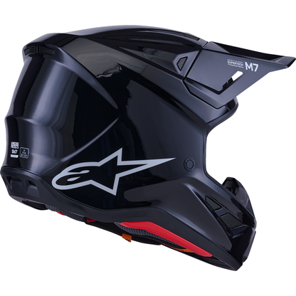 ALPINESTARS SM7 Helmet - Solid - Gloss Black - XL 8301426-1180-XL