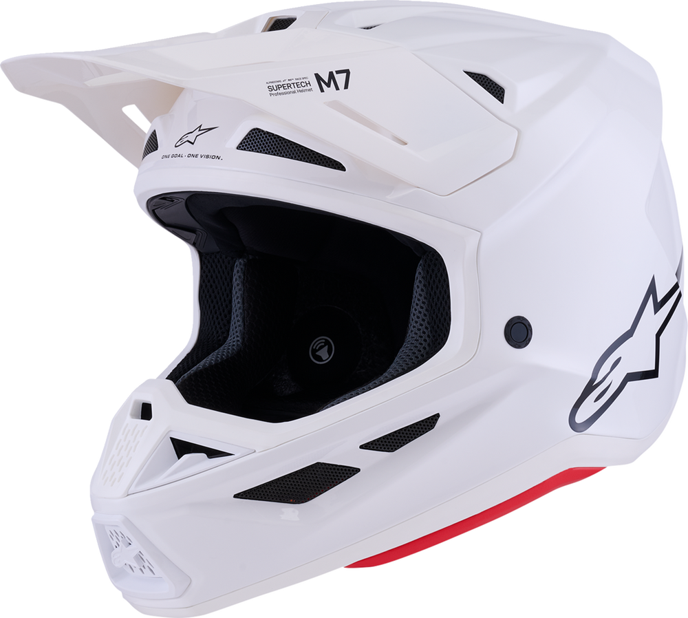 ALPINESTARS SM7 Helmet - Solid - Gloss White - Small 8301426-2180-S